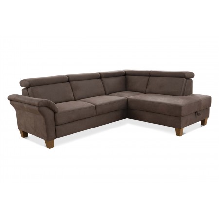 Rohová sedačka Arnga - roh v pravo ( hnědá ) , Rohové sedačky- 6