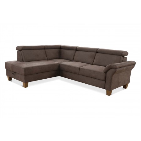 Rohová sedačka Arnga - roh v levo ( hnědá ) , Rohové sedačky- 6