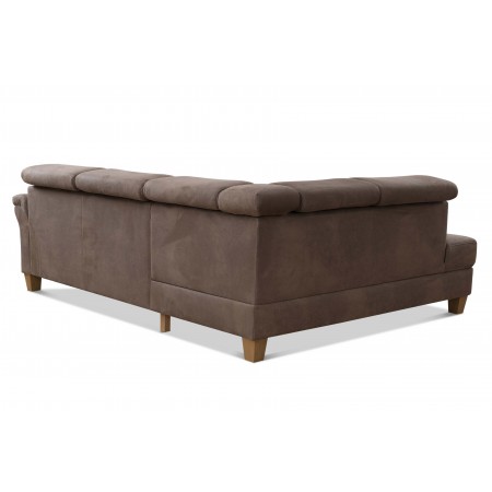 Rohová sedačka Arnga - roh v levo ( hnědá ) , Rohové sedačky- 5