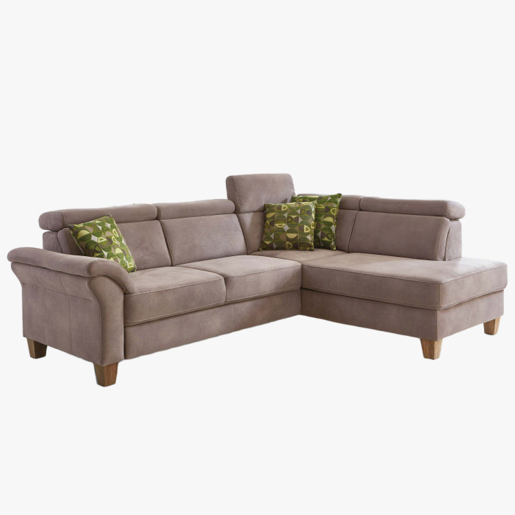 Rohová sedačka Arnga - roh v pravo ( šedá ) , Rohové sedačky- 2