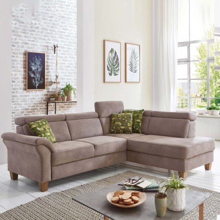 Rohová sedačka Arnga - roh v pravo ( šedá ) , Rohové sedačky- 1