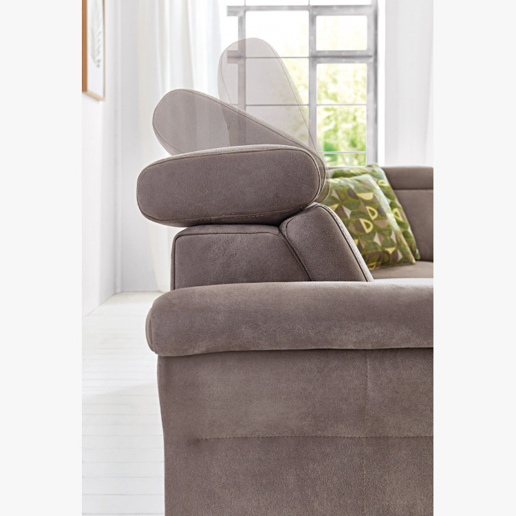 Rohová sedačka Arnga - roh v levo ( šedá ) , Rohové sedačky- 6