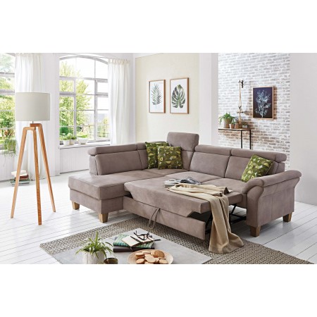 Rohová sedačka Arnga - roh v levo ( šedá ) , Rohové sedačky- 4