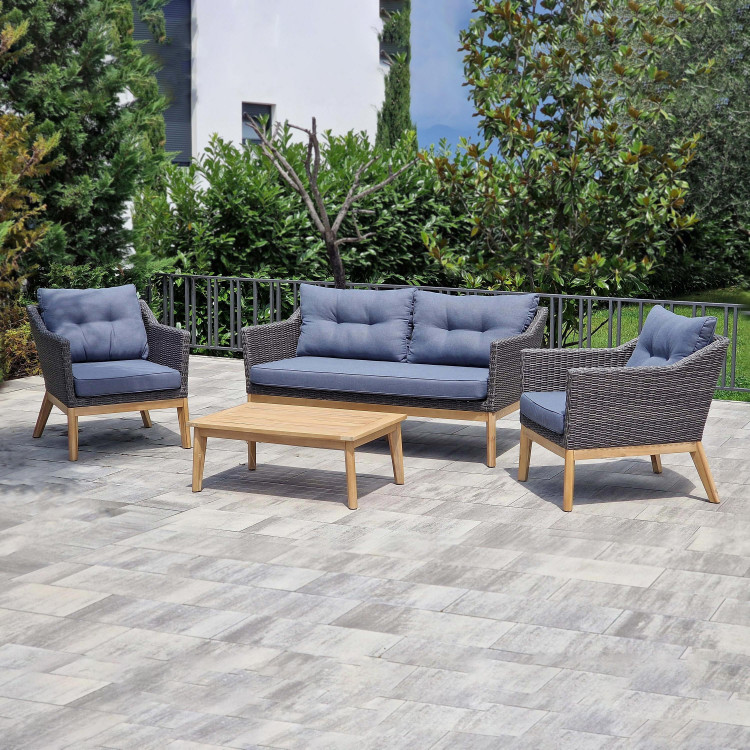 Luxusný ratanový nábytok na terasu , záhradný nábytok- 1