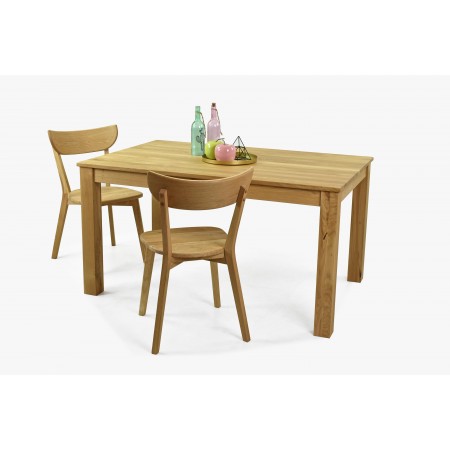 Stůl 140 x 90 masiv DUB natural, model Vierka , Dubové jídelní stoly- 8