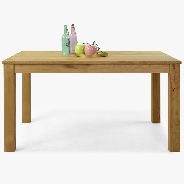 Stůl 140 x 90 masiv DUB natural, model Vierka , Dubové jídelní stoly- 1