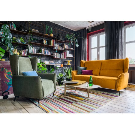 Sedačka dvojka na kovových nožičkách, Lorien , Obývák- 8