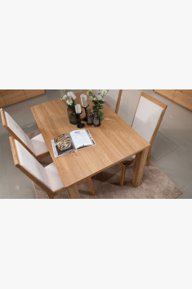 Dubový skladací stôl 160-220 x 90 cm , kolekcia NICE- 1 2