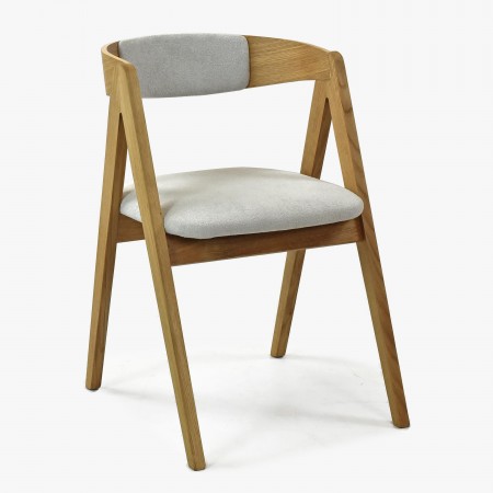 Jidelní židle dub Maja, zaoblená opěrka , Jídelní židle- 1