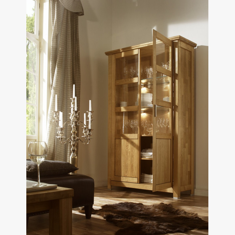 Obývacia stena z masívneho dubového dreva, Alexandra , Nábytok Alexandra- 3