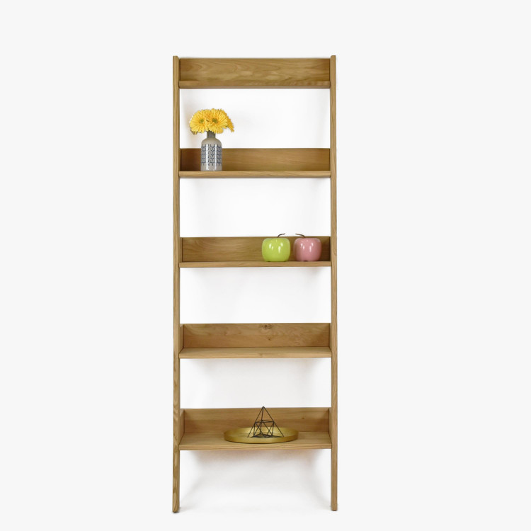 Regál z masivu dub, Scandi , Dřevěné regály- 3