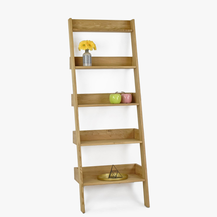 Regál z masivu dub, Scandi , Dřevěné regály- 1