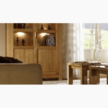 Obývacia stena z masívneho dubového dreva, Alexandra , Nábytok Alexandra- 8