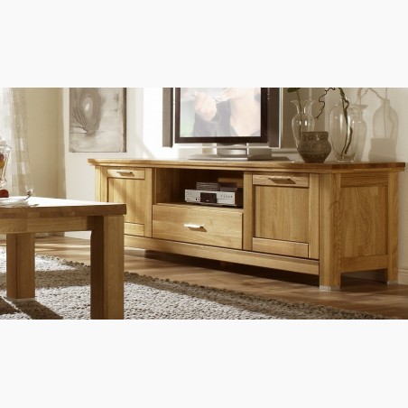 Obývacia stena z dubového masívu, Alexandra , Nábytok Alexandra- 9