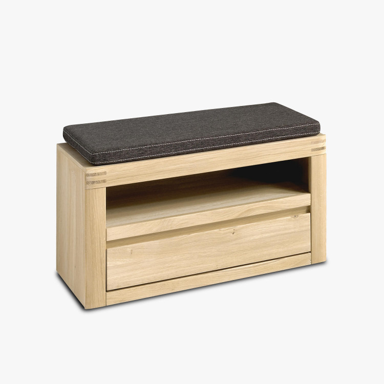 Lavice k sezení do chodby, dub bíly , Botníky- 3