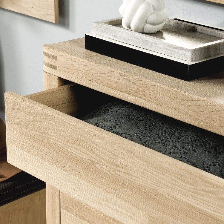 Botník do chodby dub bílý , Botníky- 5