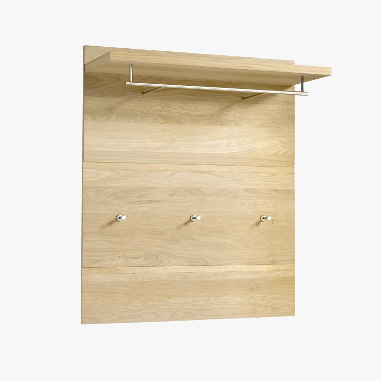 Věšáková stěna na chodbu dub bílý , Předsíň- 1