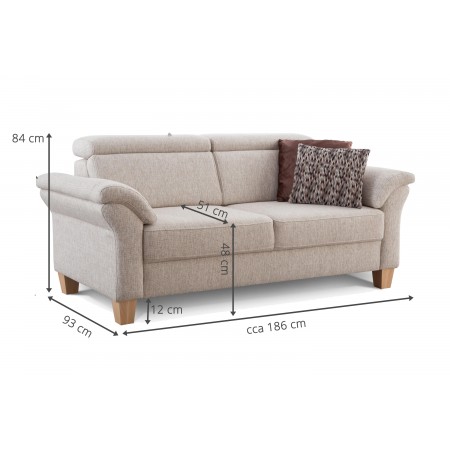 Sedačka trojka - venkovský moderní styl na nohou , Sedačky- 6