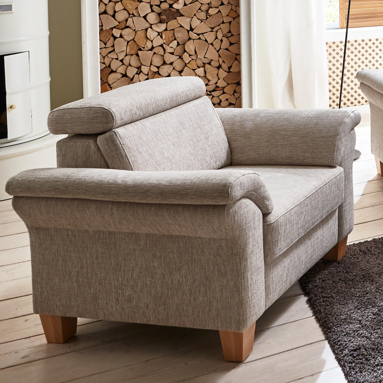 Pohodlné křeslo do obývacího pokoje ve venkovském stylu , Křesla ke sedačkám - ušáky- 8