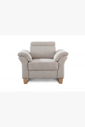 Pohodlné křeslo do obývacího pokoje ve venkovském stylu , Křesla ke sedačkám - ušáky- 1 2