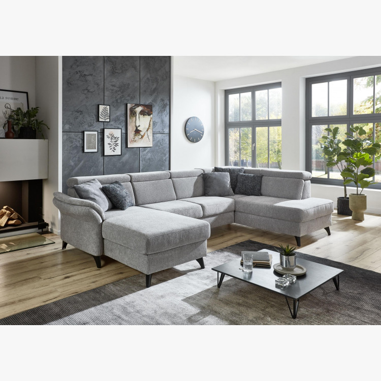 Velká sedačka ve tvaru U na nožičkách , Sedačky ve tvaru U- 3