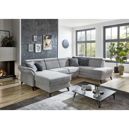 Velká sedačka ve tvaru U na nožičkách , Sedačky ve tvaru U- 3