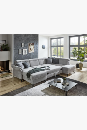 Velká sedačka ve tvaru U na nožičkách , Sedačky ve tvaru U- 1 2