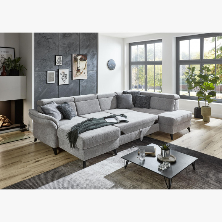 Velká sedačka ve tvaru U na nožičkách , Sedačky ve tvaru U- 6