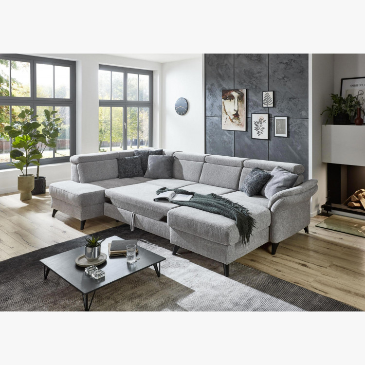 Velká sedačka ve tvaru U na nožičkách , Sedačky ve tvaru U- 2