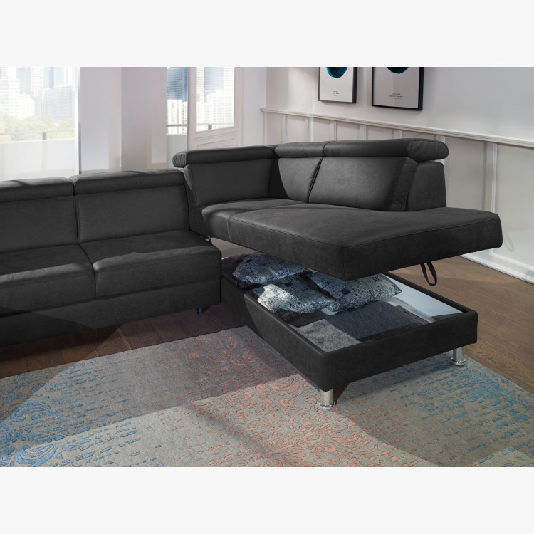 Sedačka ve tvaru U na nožičkách , Sedačky- 5