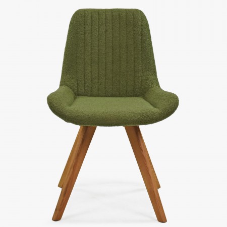 Designová židle Bratislava, Zelené čalunění , Jídelní židle- 4