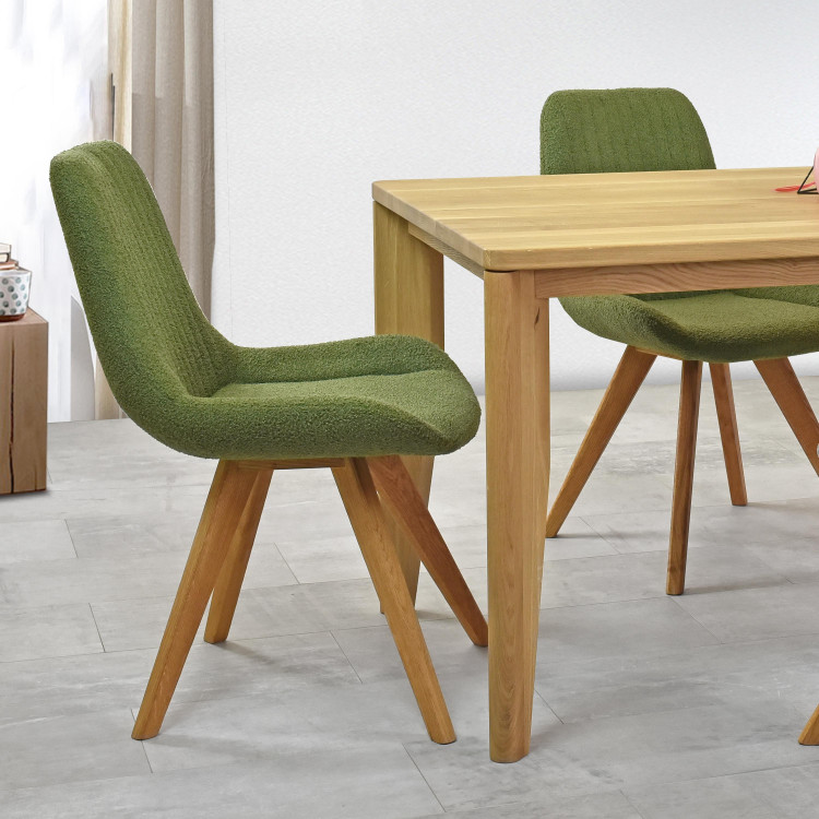 Designová židle Bratislava, Zelené čalunění , Jídelní židle- 2