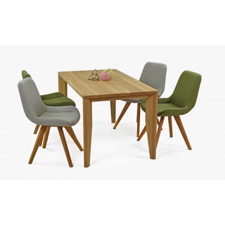 Designová židle Bratislava, Zelené čalunění , Jídelní židle- 9