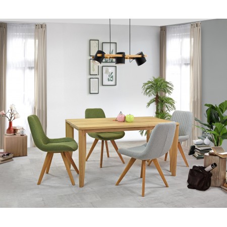 Designová židle Bratislava, Zelené čalunění , Jídelní židle- 11