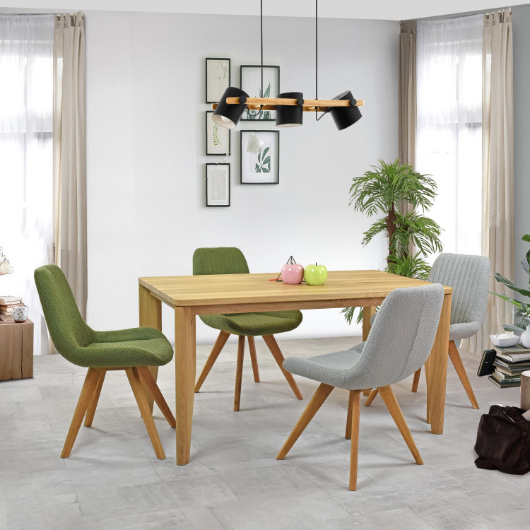 Designová židle Bratislava, Zelené čalunění , Jídelní židle- 6