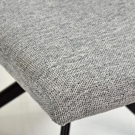 Židle na kovových nohách, barva šedá , Jídelní židle- 6