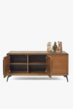 Třídveřová komoda barva ořech , TV stolky, Tv Komody- 1 2