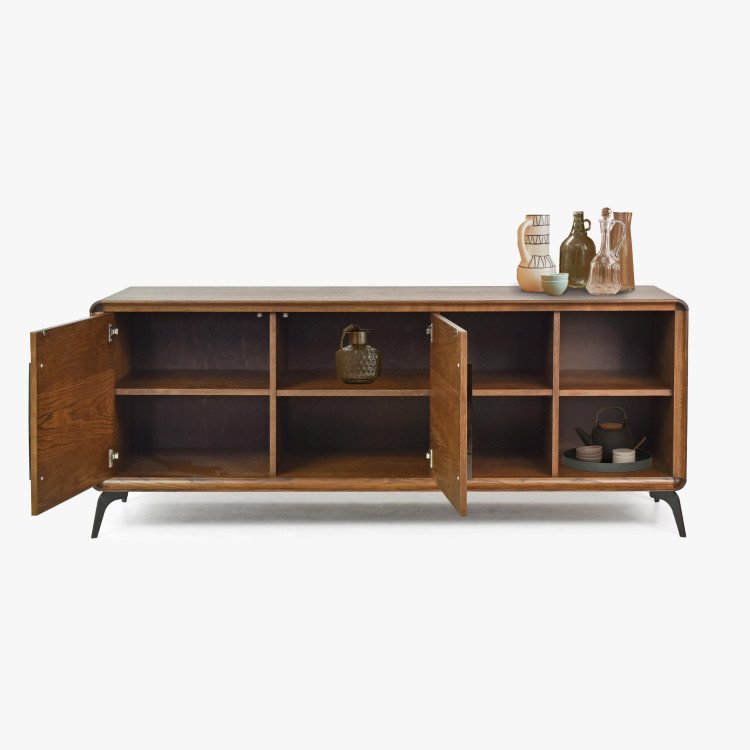 Tv komoda Lisabon, barva ořech , TV stolky, Tv Komody- 7