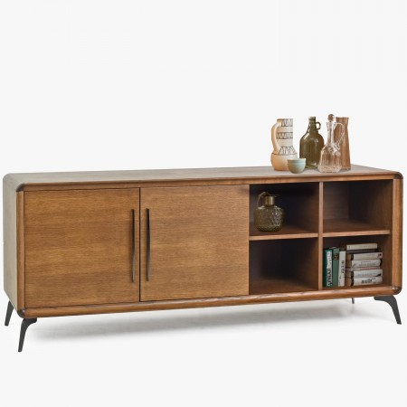 Tv komoda Lisabon, barva ořech , TV stolky, Tv Komody- 3