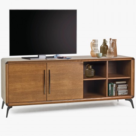 Tv komoda Lisabon, barva ořech , TV stolky, Tv Komody- 1