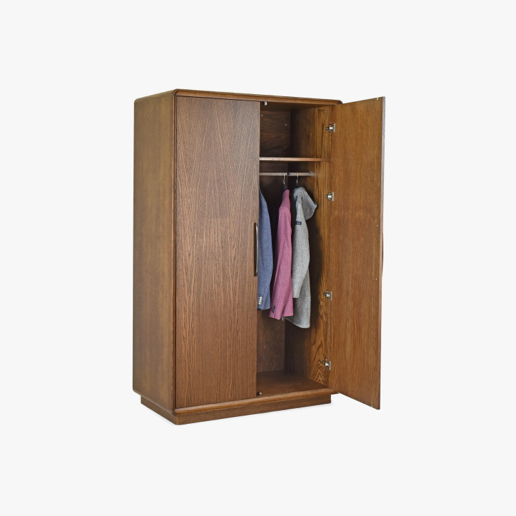 2 dveřová skříň barva ořech, Lisabon , Šatní skříně- 6