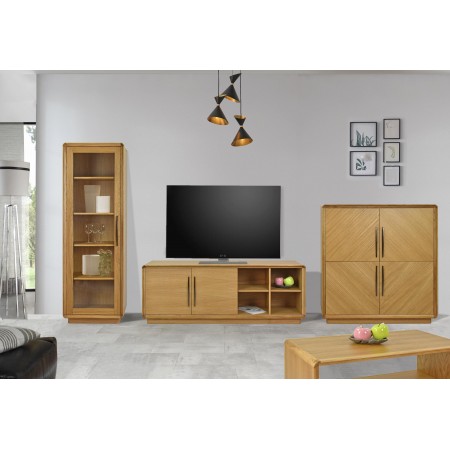 Retro tv komoda dub , TV stolky, Tv Komody- 3