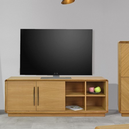 Retro tv komoda dub , TV stolky, Tv Komody- 9