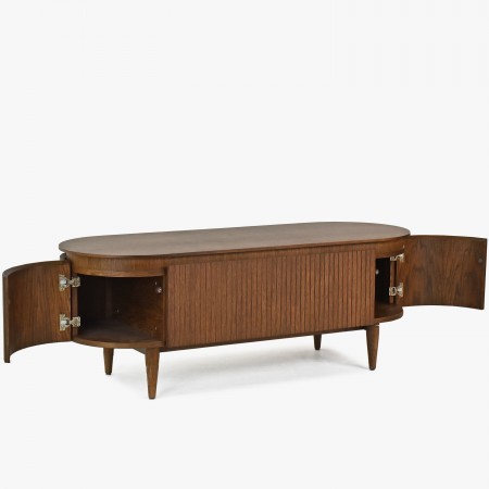 Zaoblená tv komoda barva ořech , TV stolky, Tv Komody- 5