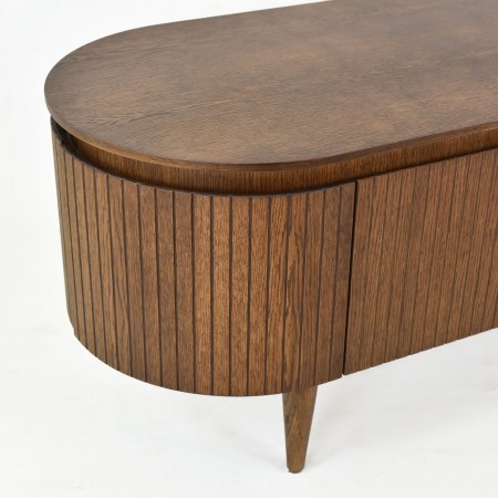 Zaoblená tv komoda barva ořech , TV stolky, Tv Komody- 7