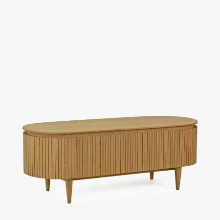 Zaoblená tv komoda barva dub , TV stolky, Tv Komody- 3