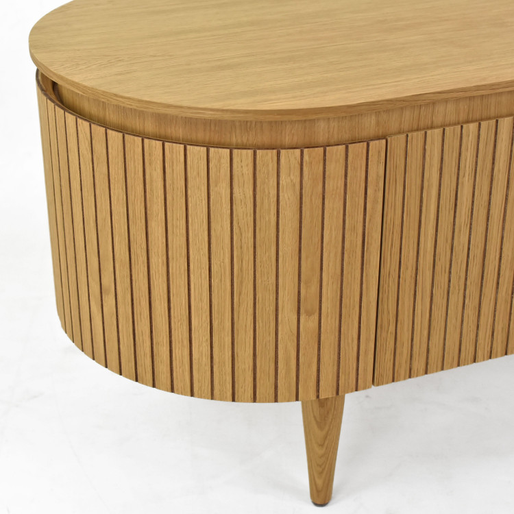 Zaoblená tv komoda barva dub , TV stolky, Tv Komody- 6