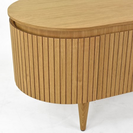 Zaoblená tv komoda barva dub , TV stolky, Tv Komody- 6