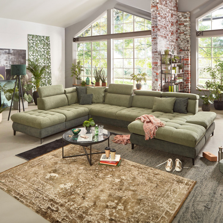 Plánovací sedací souprava do U s funkcemi Carolina , Sedačky- 1