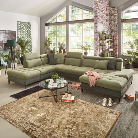 Plánovací sedací souprava do U s funkcemi Carolina , Sedačky- 1